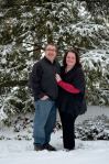 Tom and I in the&nbsp;snow